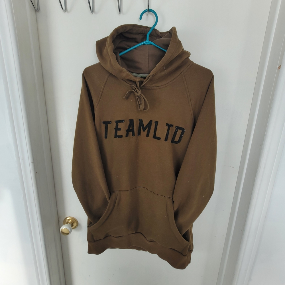 Men's Hooded Sweatshirt in Brown